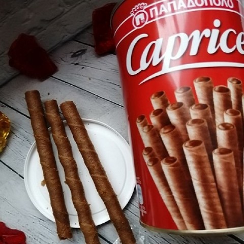  Вафельные трубочки с шоколадом и фундуком Каприз (Caprice)
